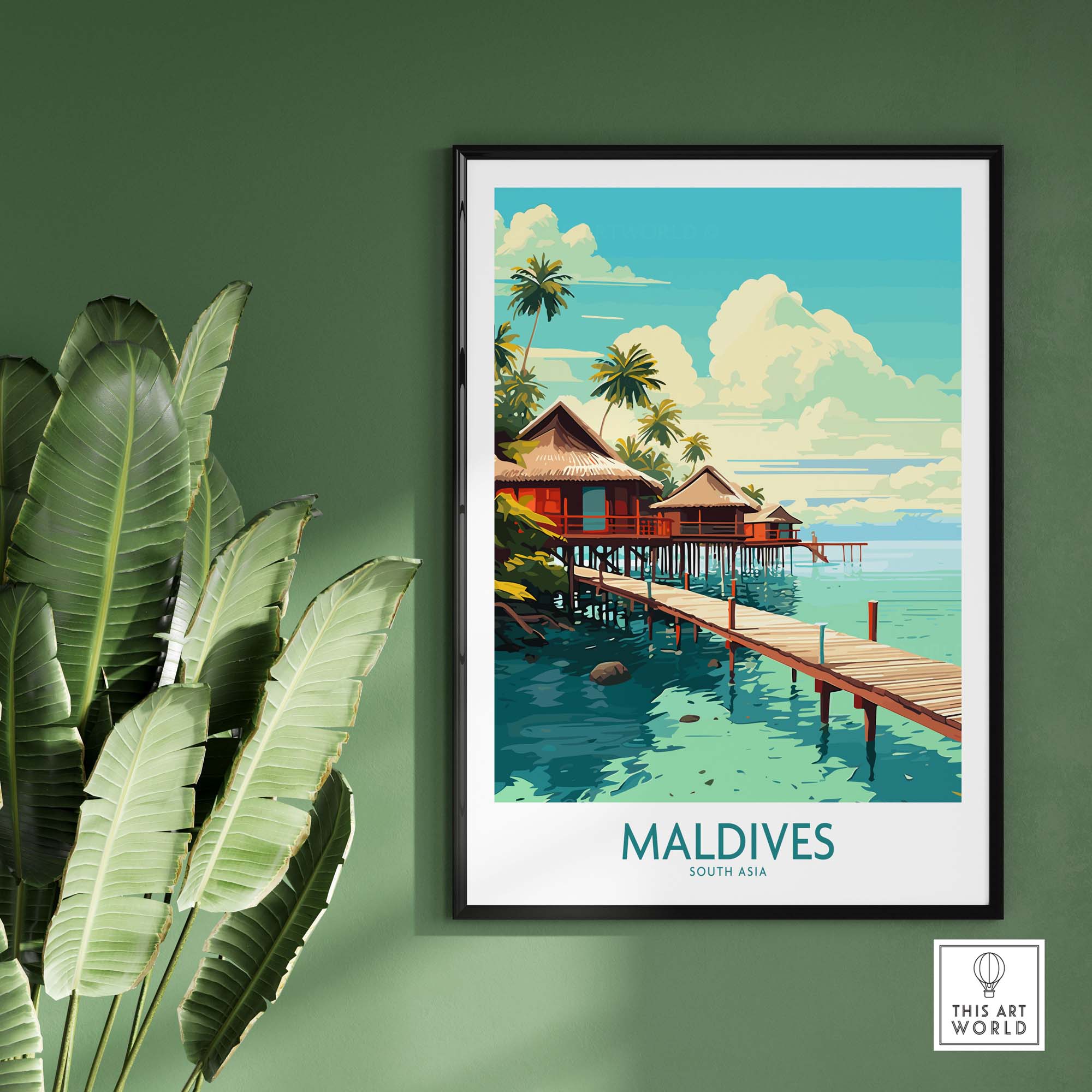 Maldives Wall Art