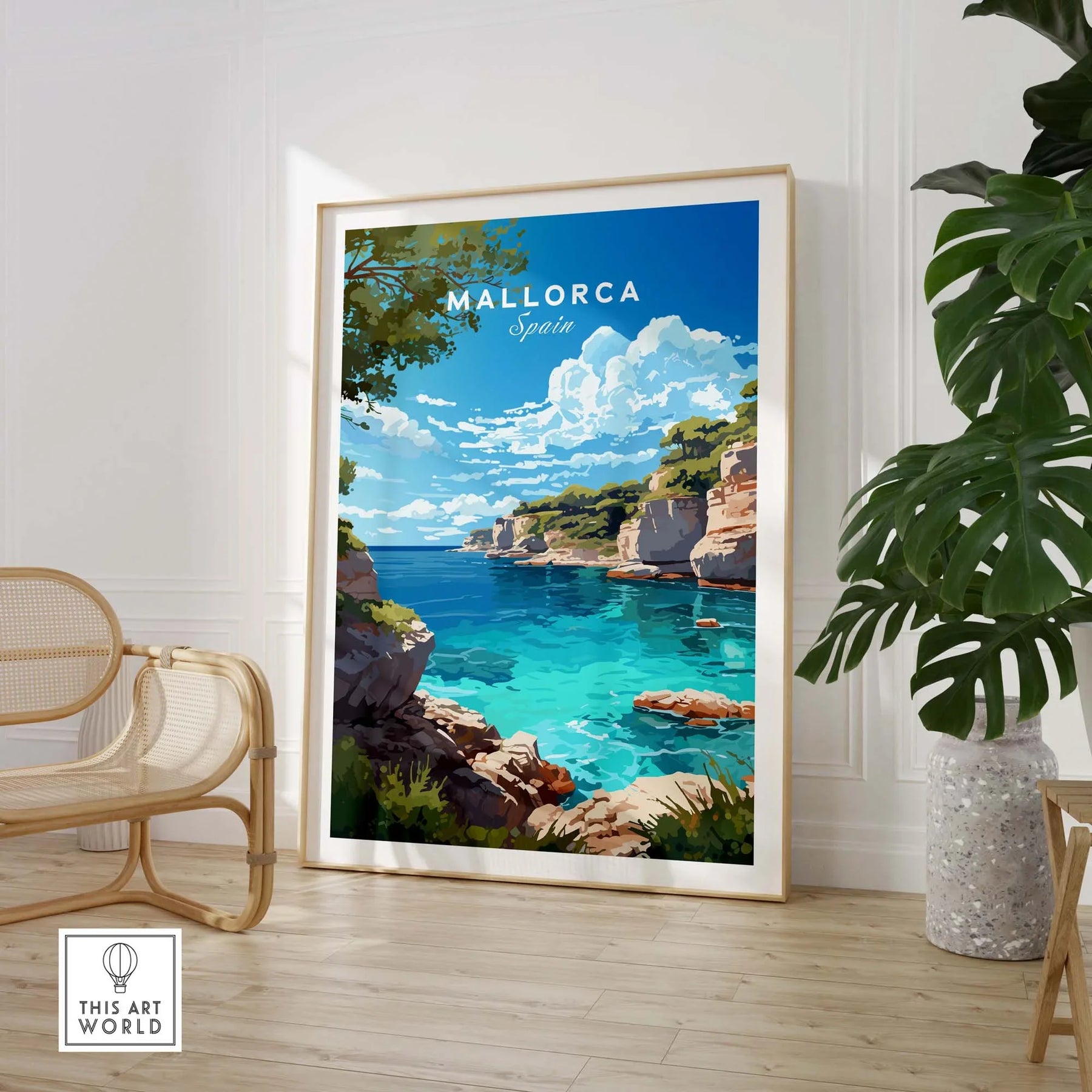 Mayorca Print Mallorca Print - Stunning Balearic Island Poster – This Art World