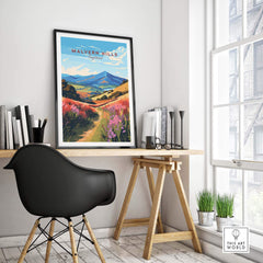 Malvern Hills Print