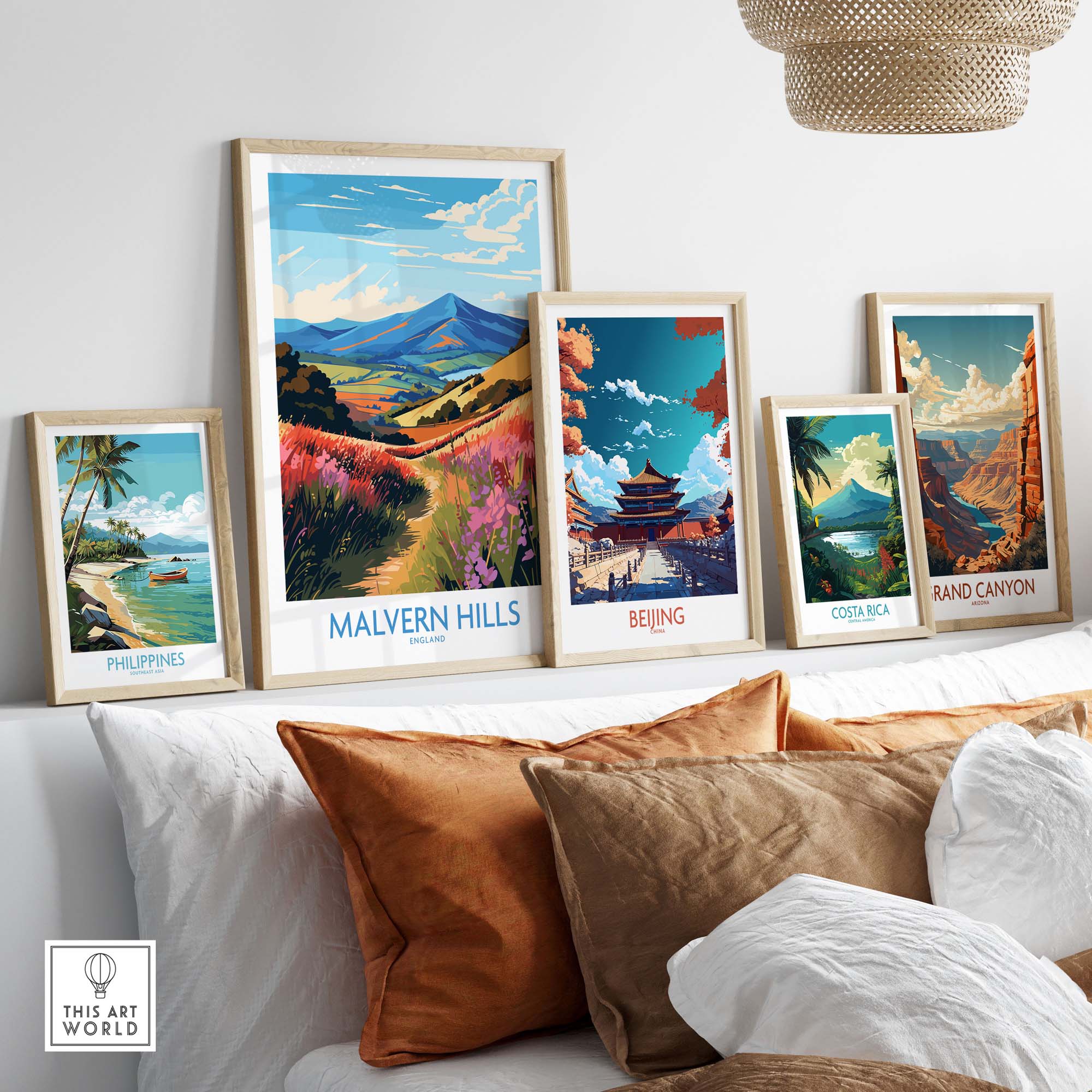 Malvern Hills Travel Poster
