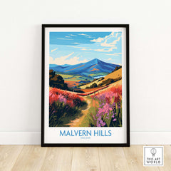 Malvern Hills Travel Poster