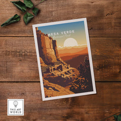 Mesa Verde Poster National Park
