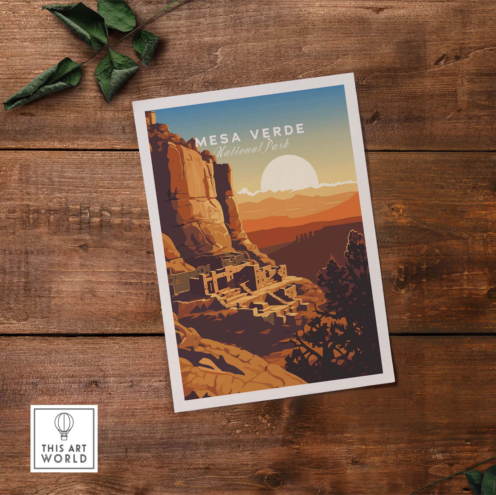 Mesa Verde Poster National Park