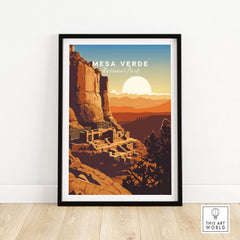 Mesa Verde Poster National Park