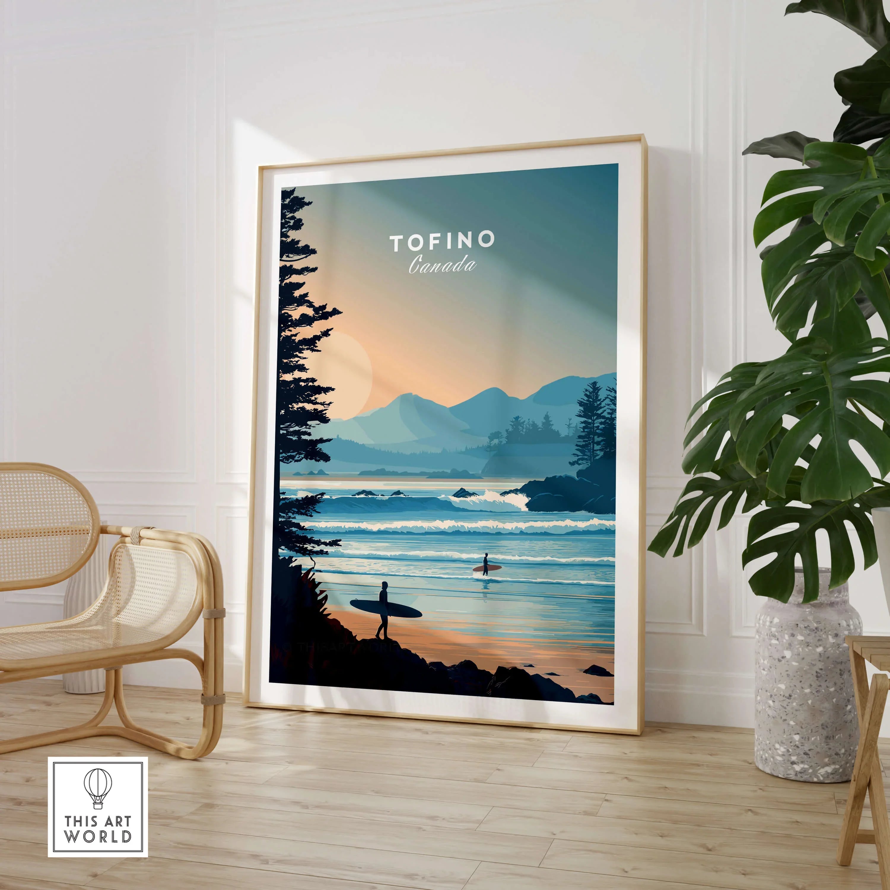 Tofino Canada Wall Art Print | Vancouver Island Surfing – This Art
