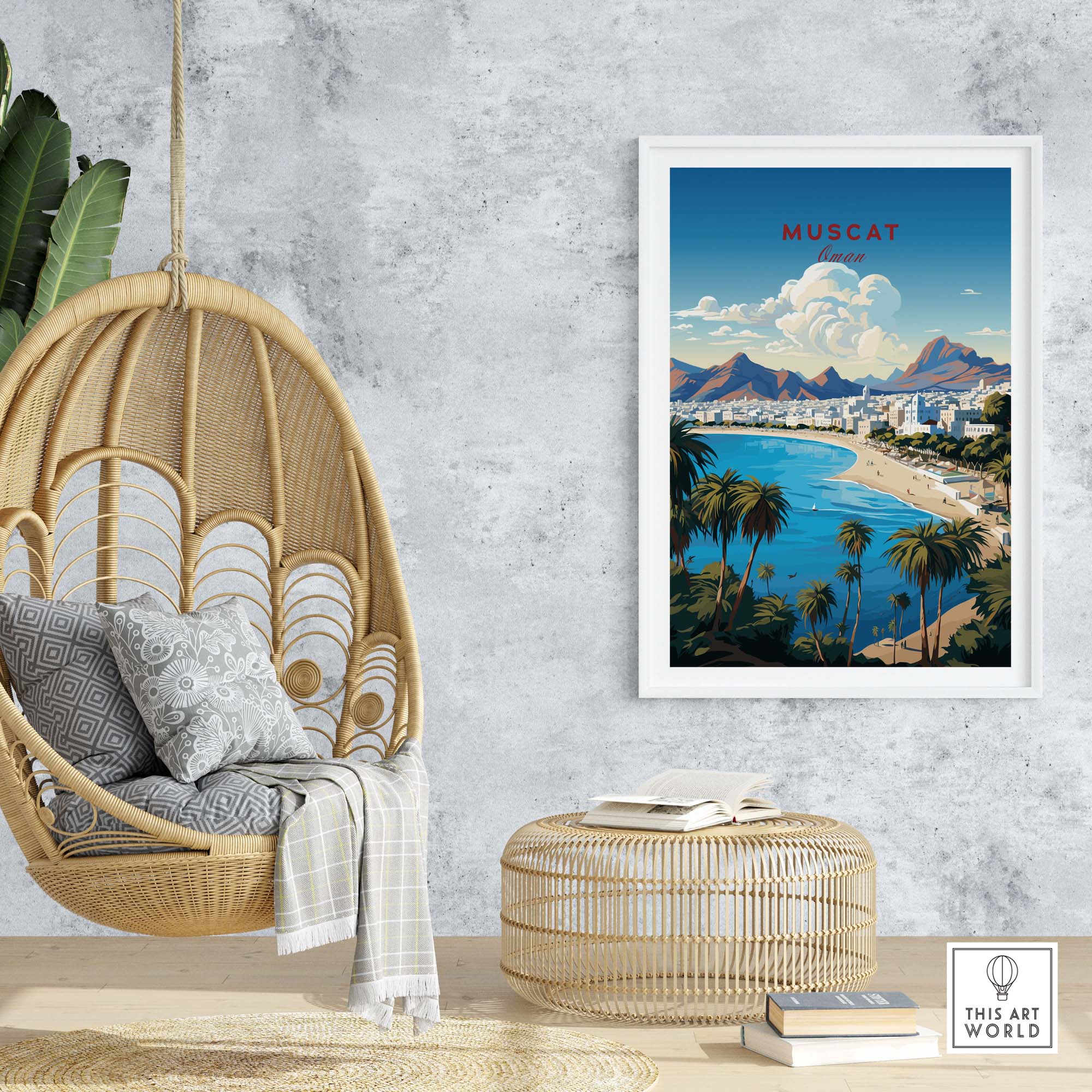 Stunning Muscat Poster Oman - Wall Art