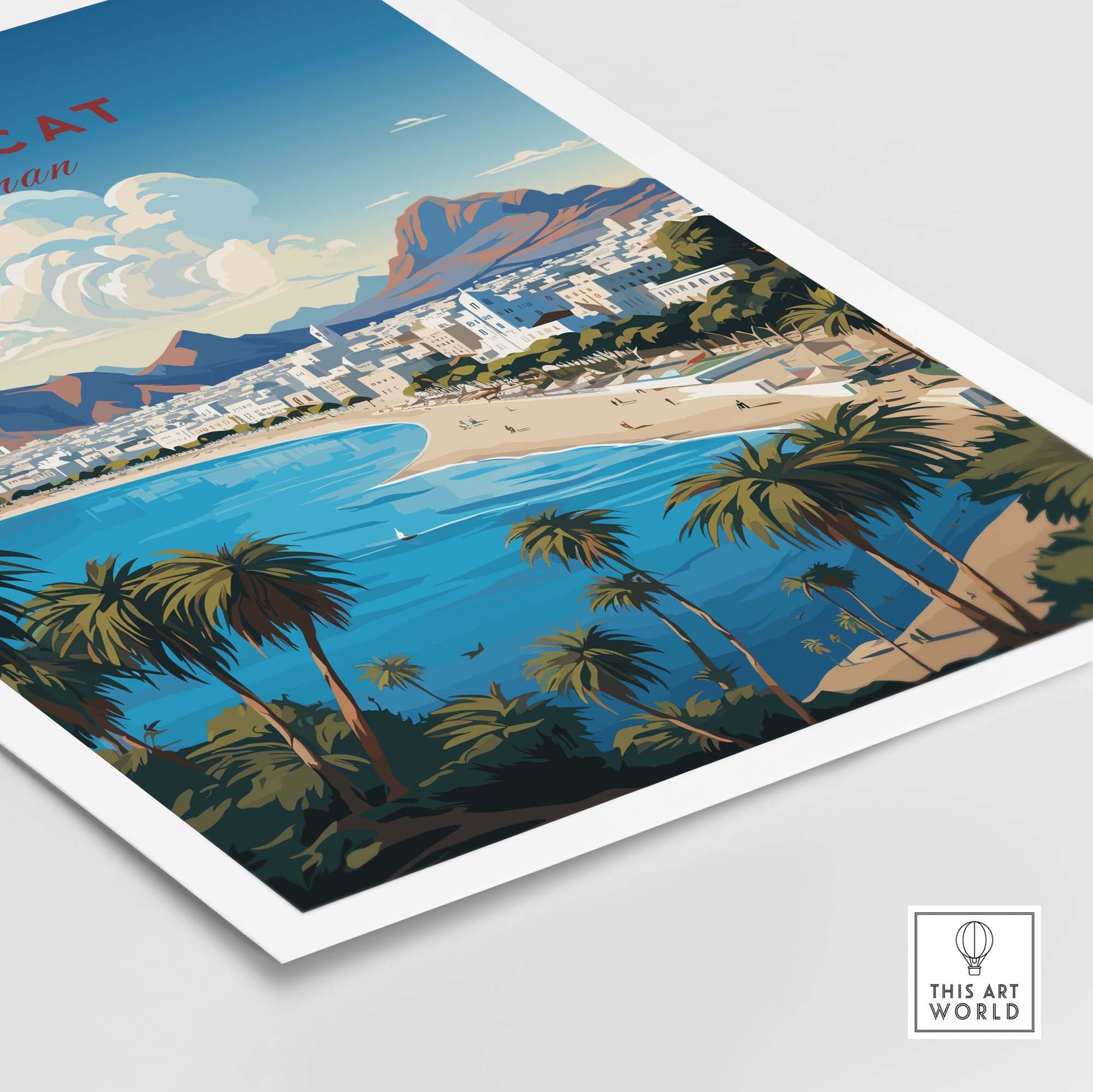 Stunning Muscat Poster Oman - Wall Art