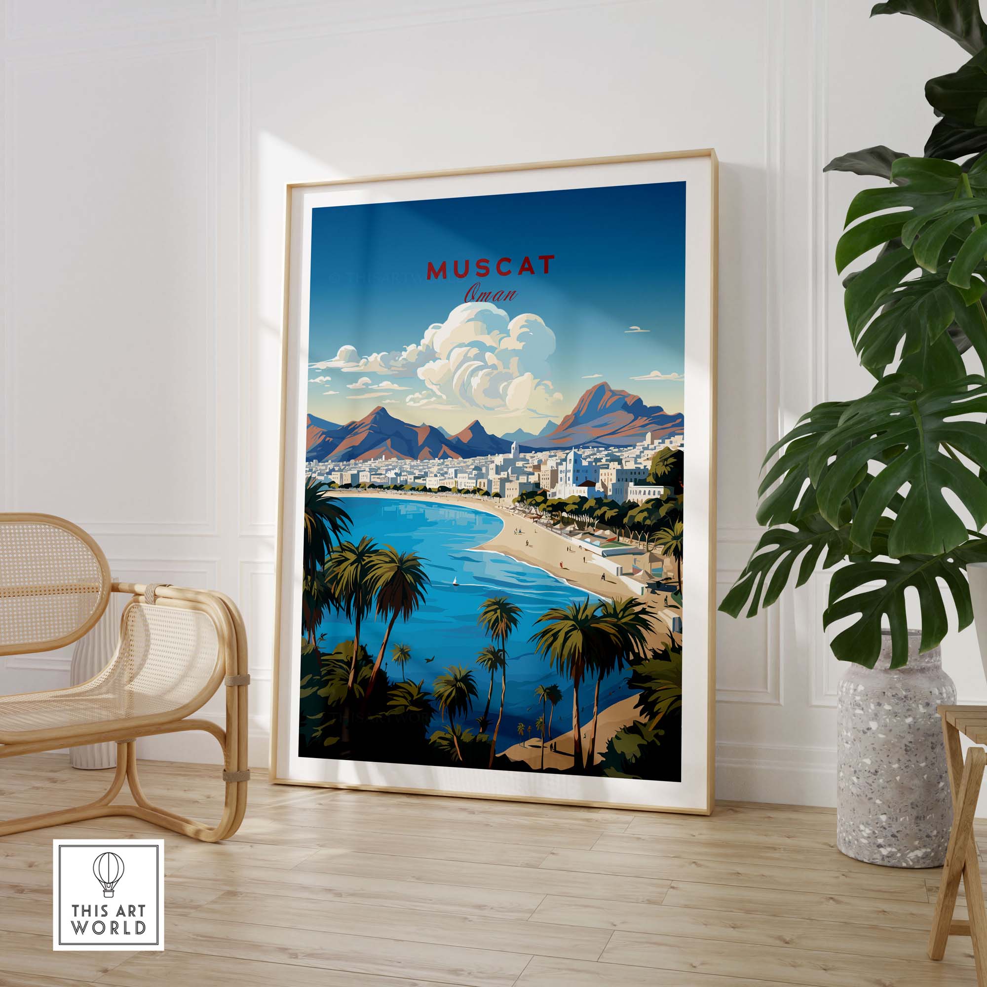 Stunning Muscat Poster Oman - Wall Art