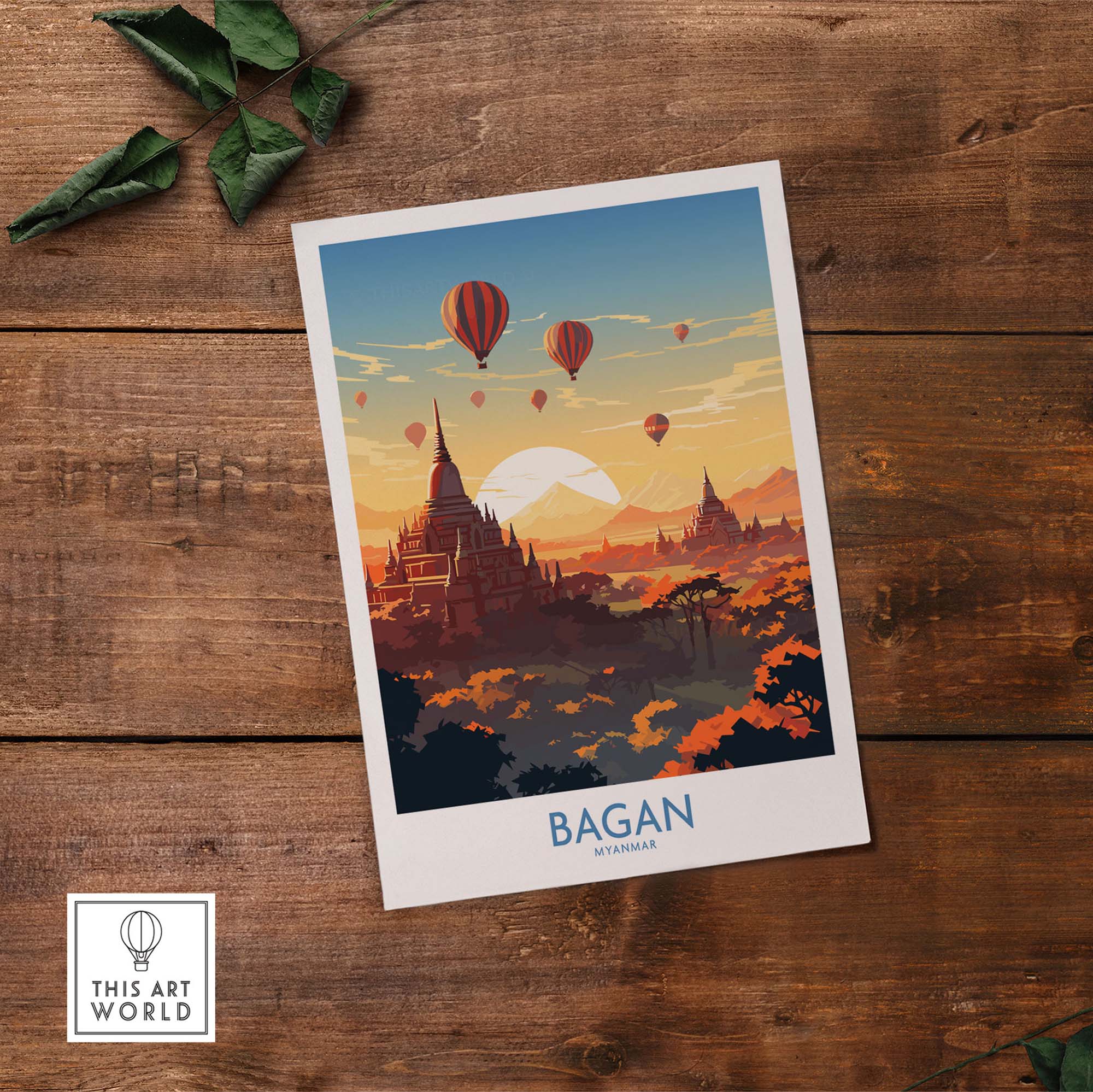 Myanmar Wall Art Print