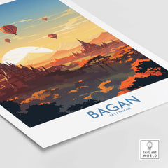Myanmar Wall Art Print