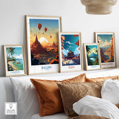 Myanmar Wall Art Print