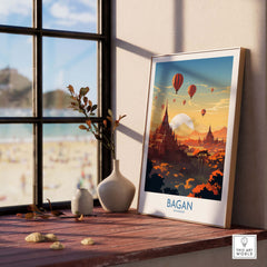 Myanmar Wall Art Print