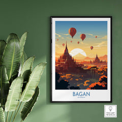 Myanmar Wall Art Print