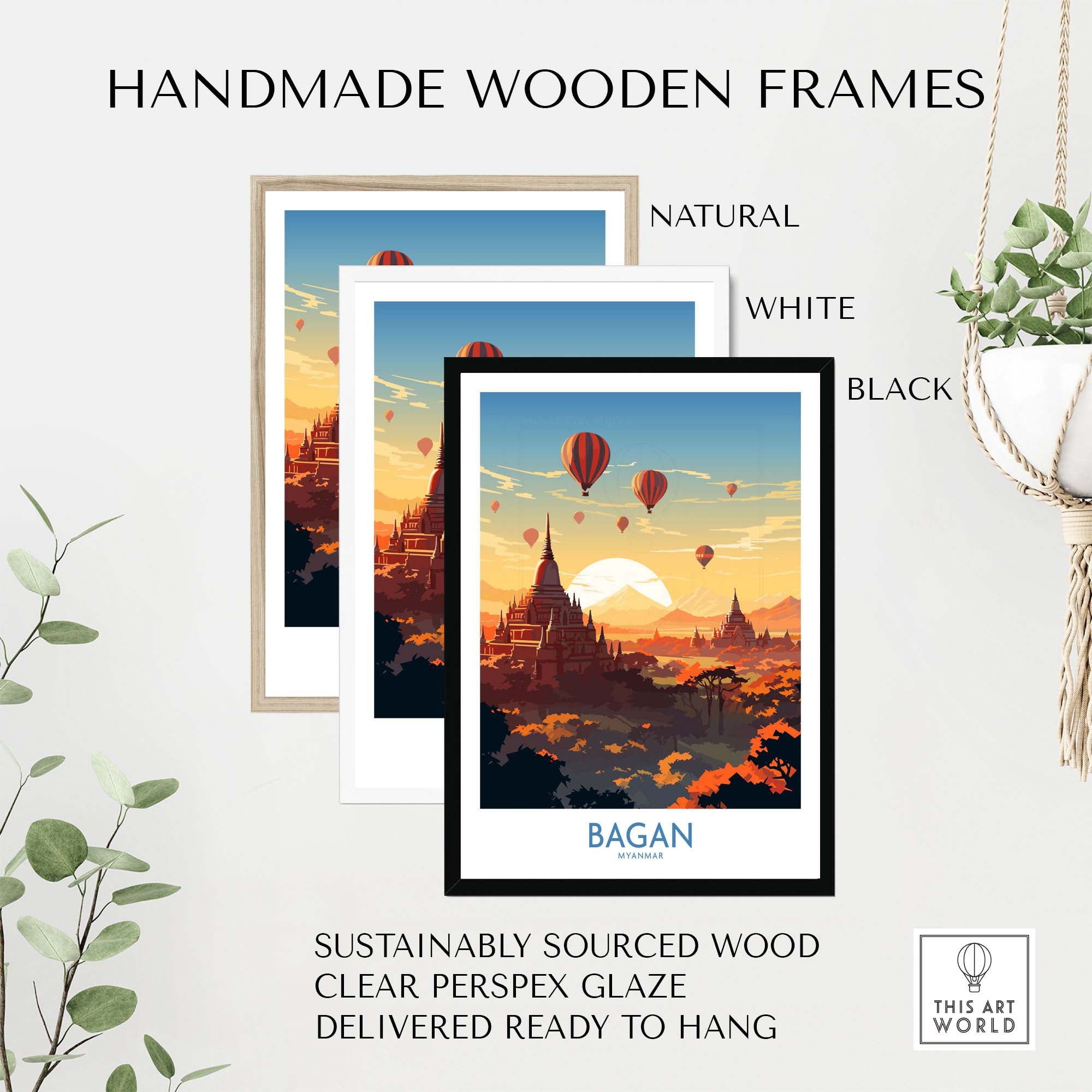 Myanmar Wall Art Print