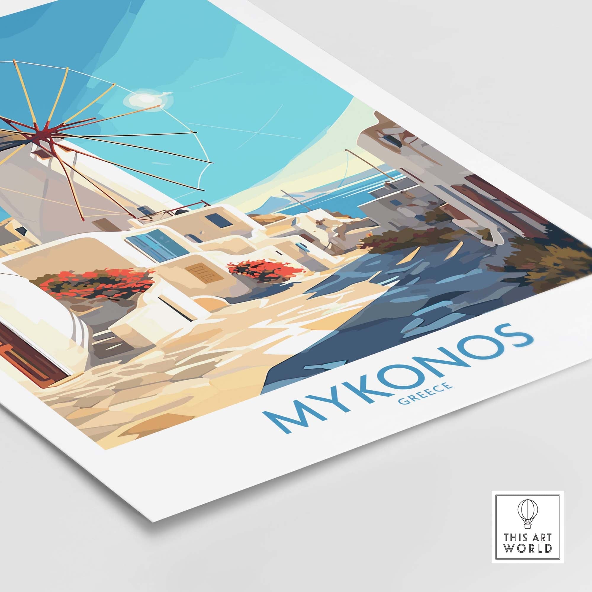 Mykonos Greece Print