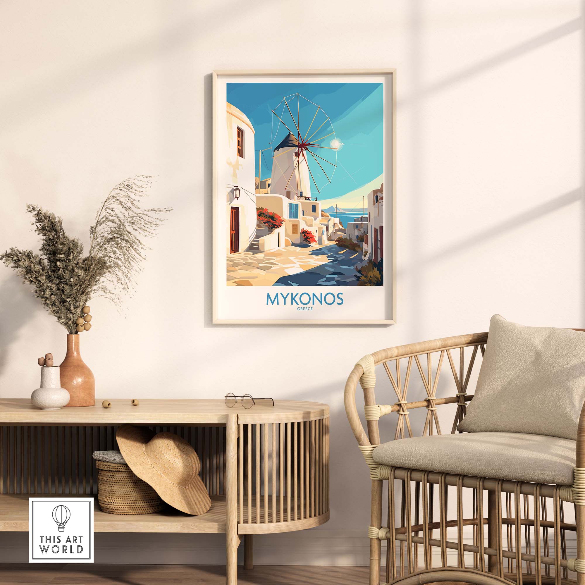 Mykonos Greece Print