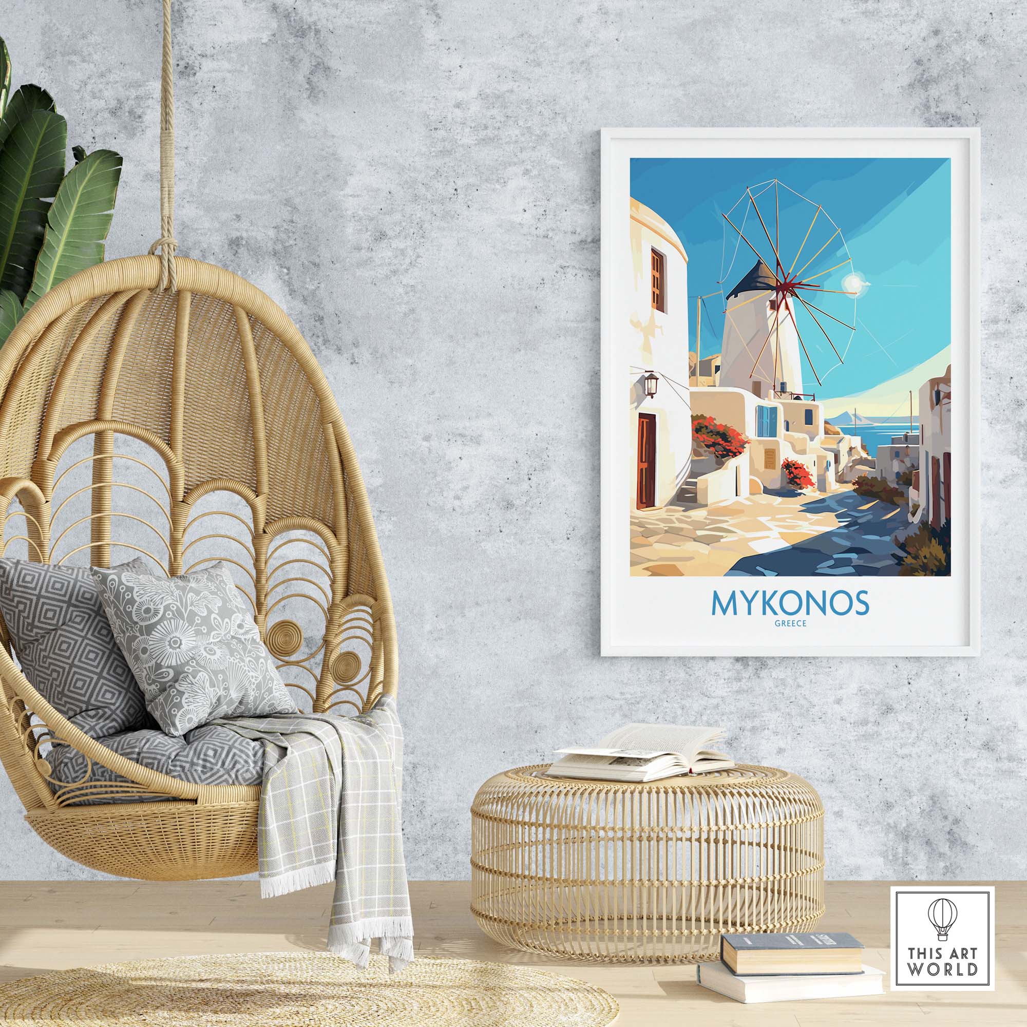 Mykonos Greece Print