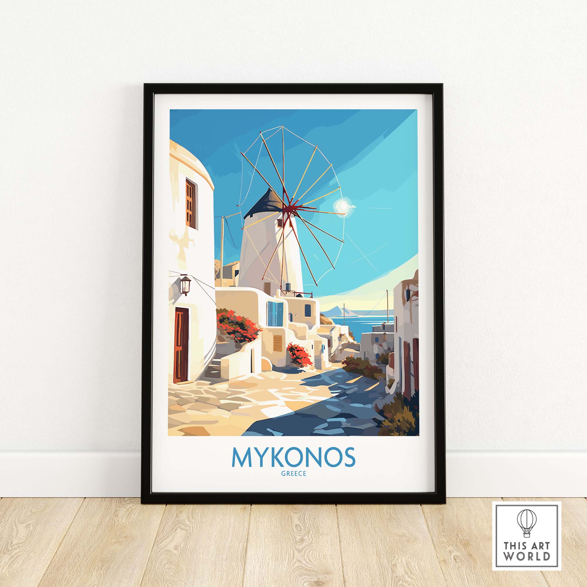 Mykonos Greece Print