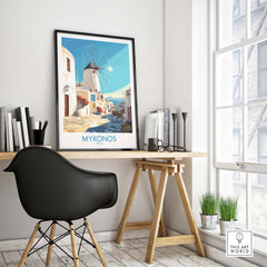 Mykonos Greece Print