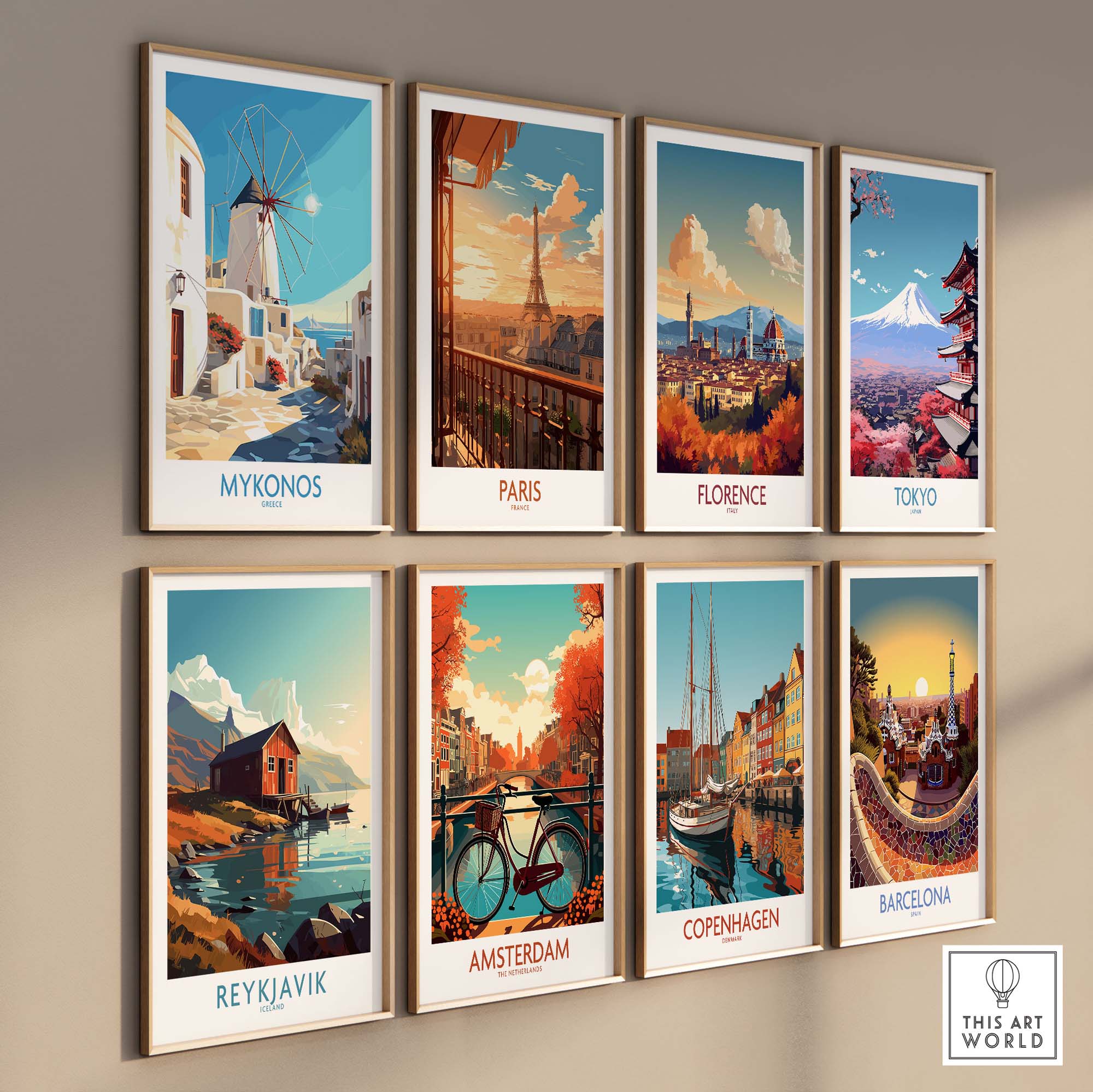 Mykonos Greece Print