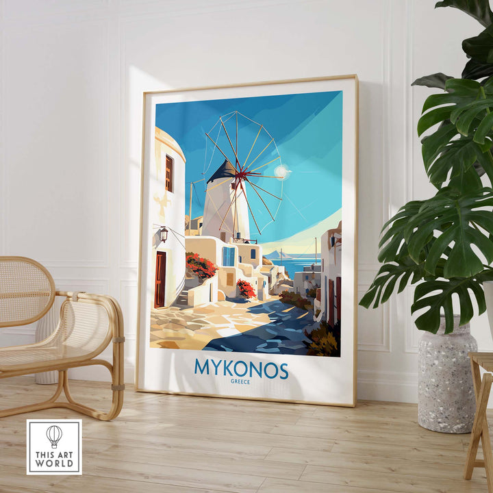 Mykonos Greece Print