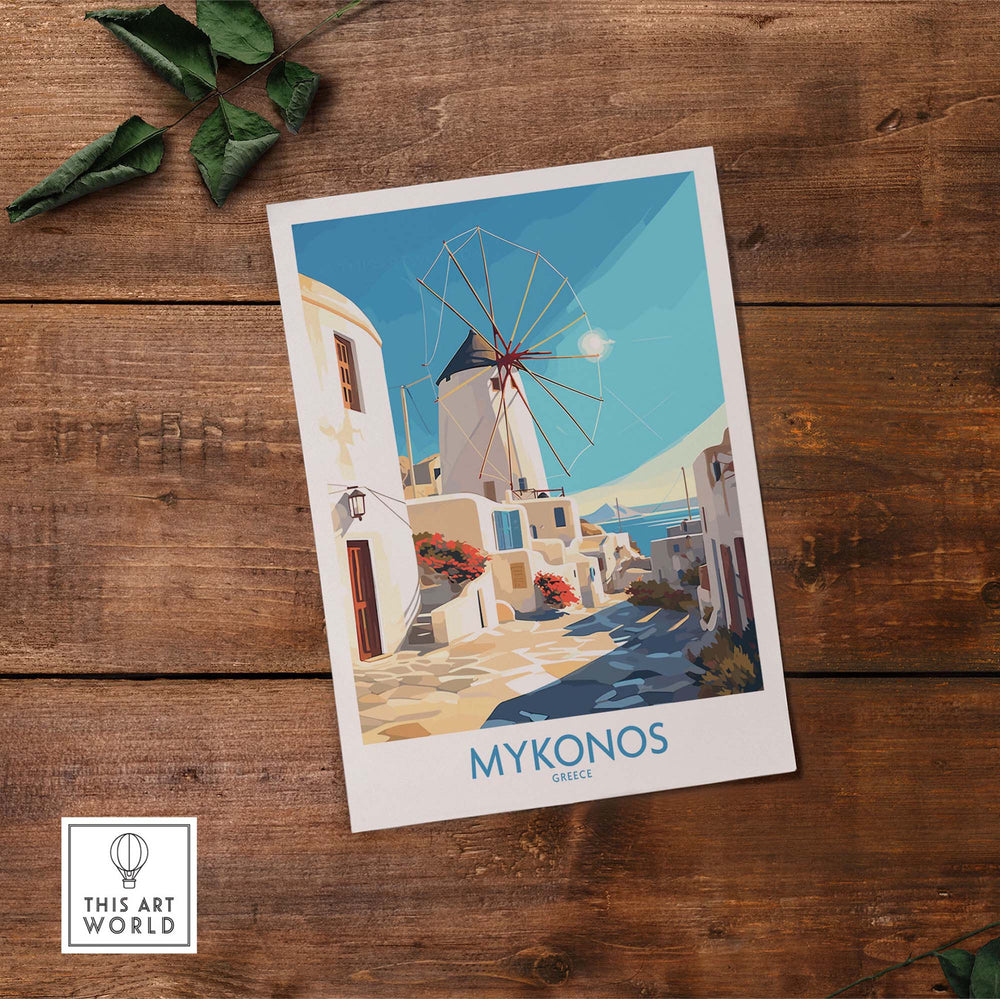 Mykonos Greece Print