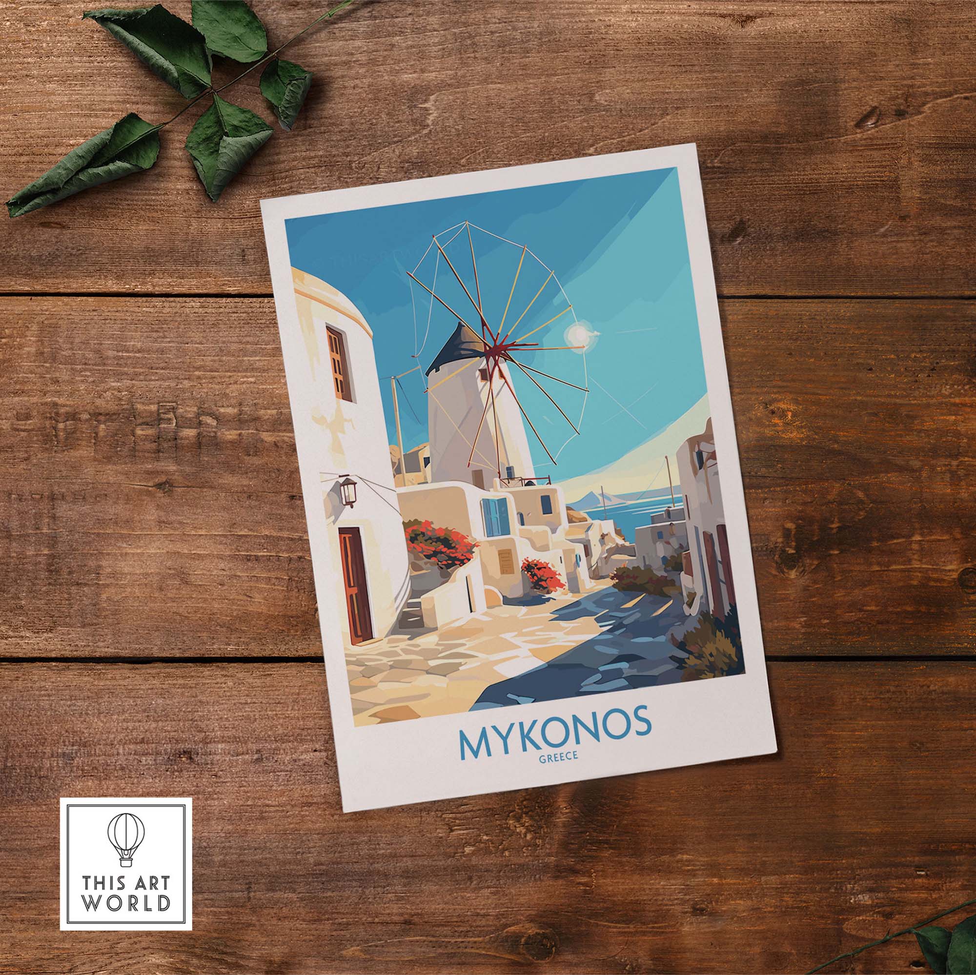 Mykonos Greece Print