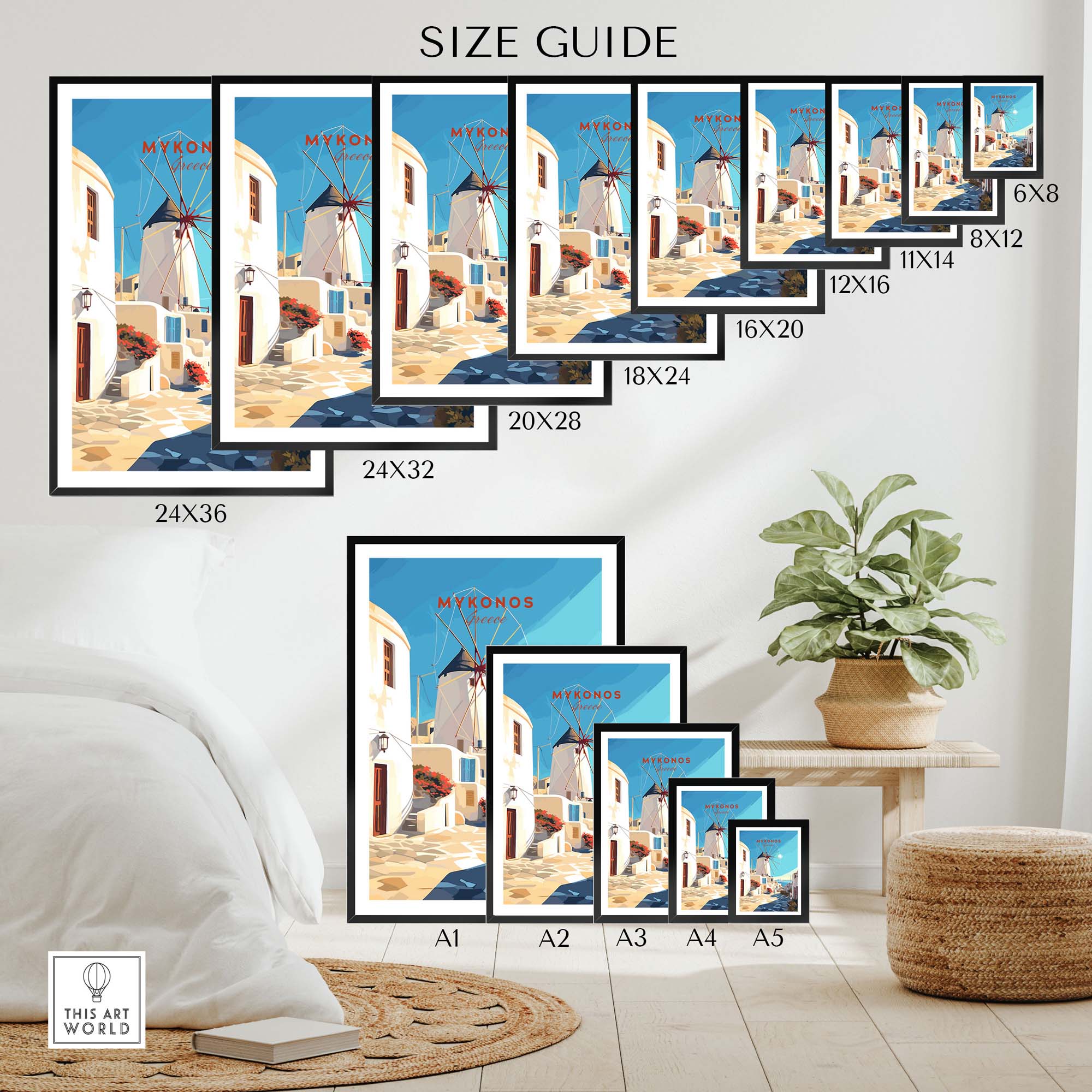 Mykonos Print