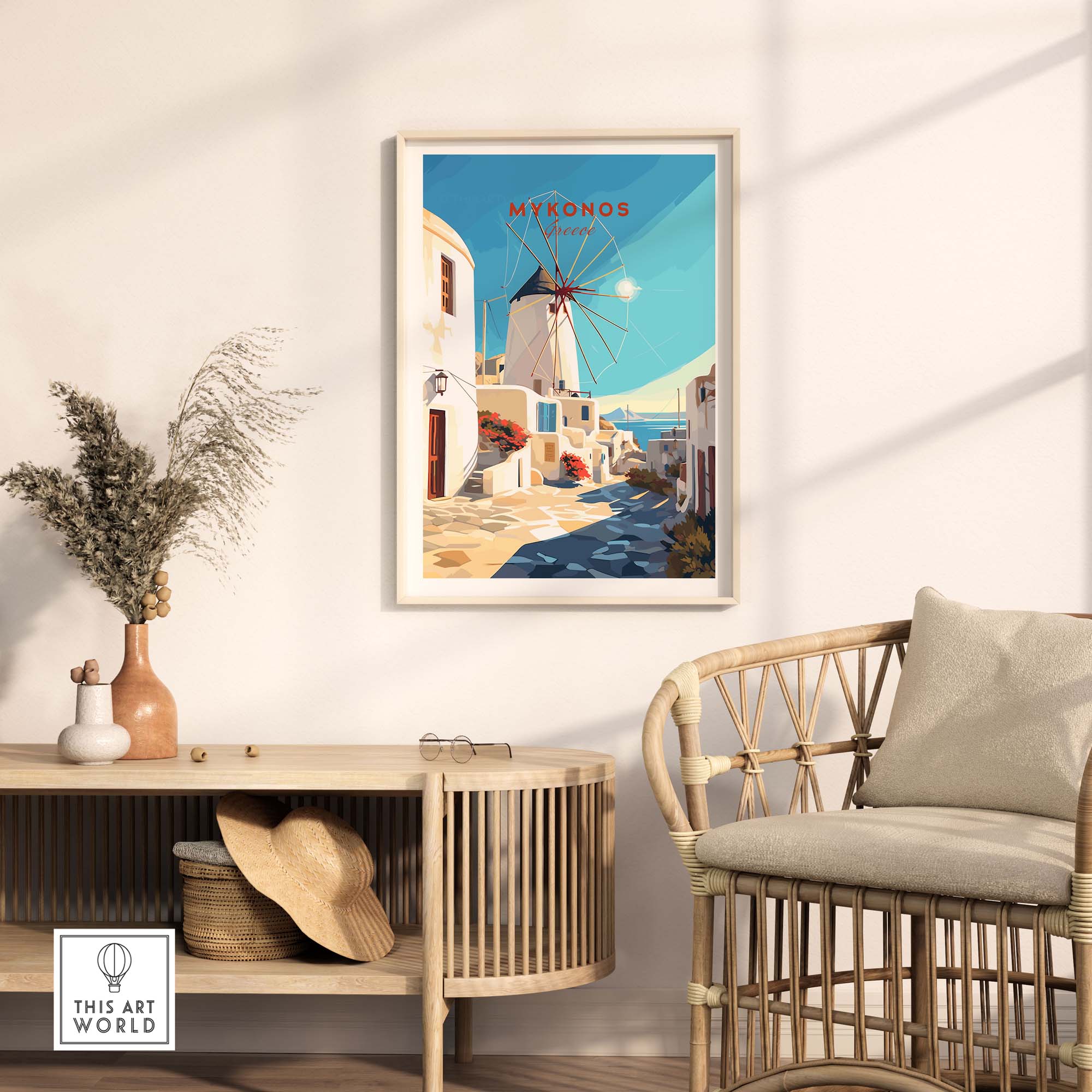 Mykonos Print