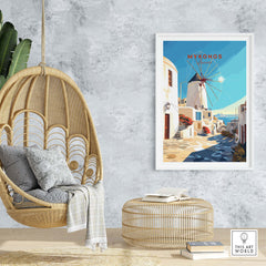 Mykonos Print