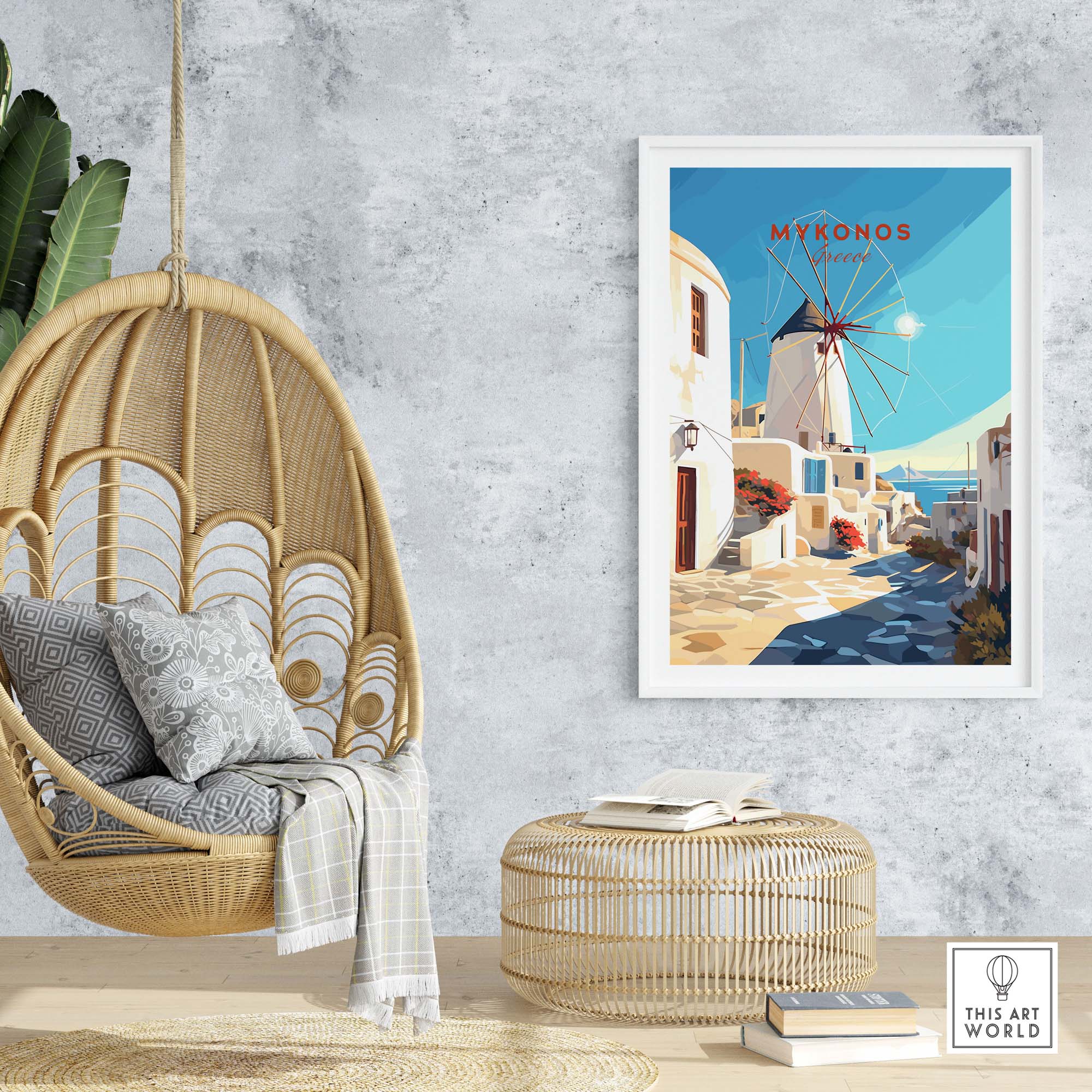 Mykonos Print
