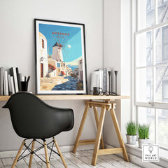 Mykonos Print