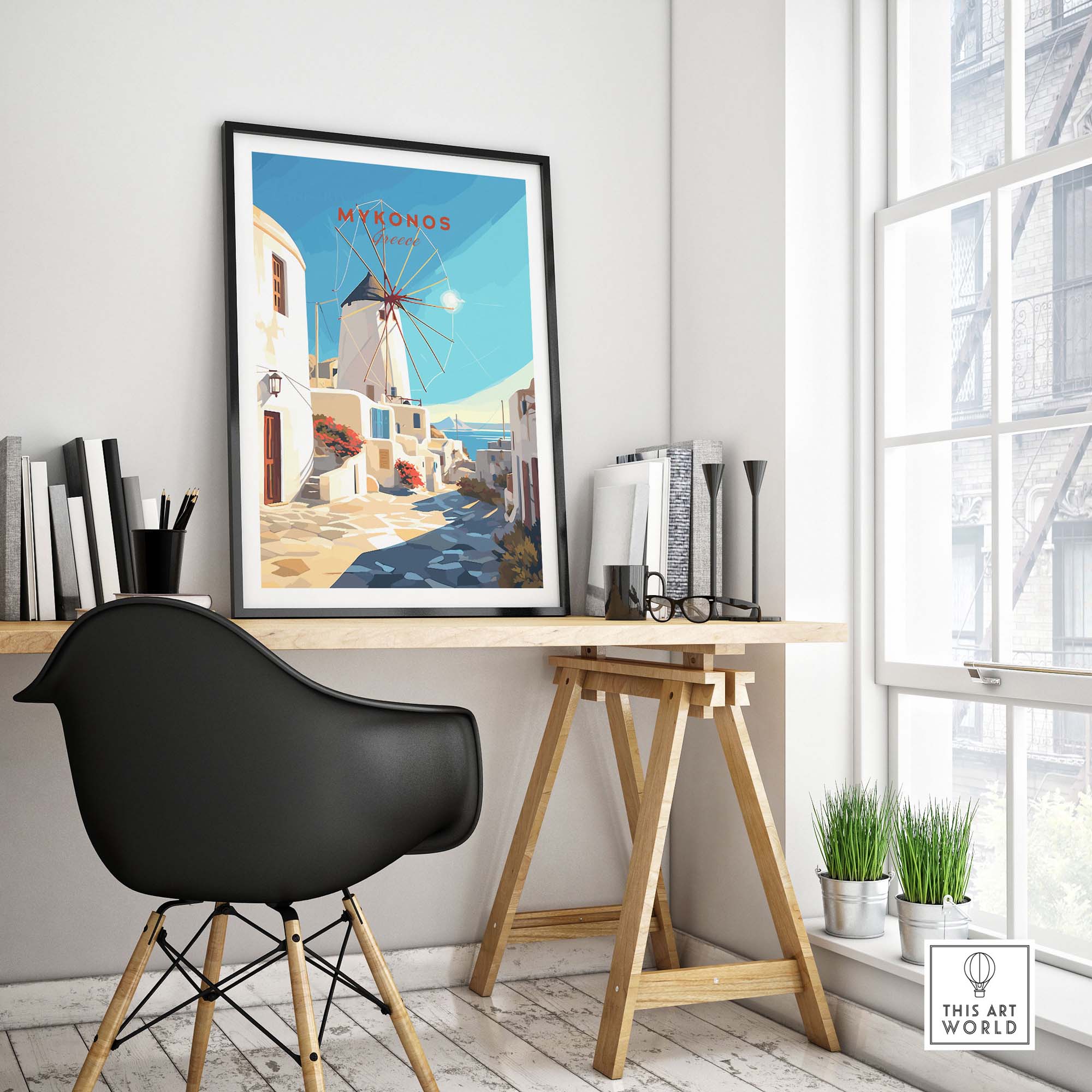 Mykonos Print