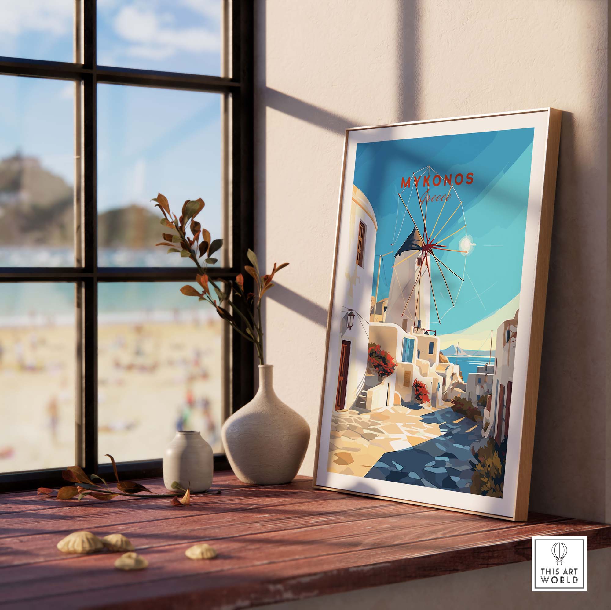 Mykonos Print