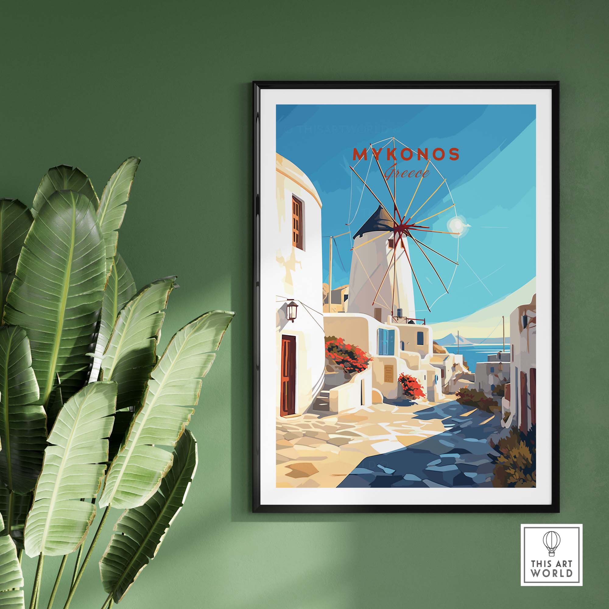 Mykonos Print