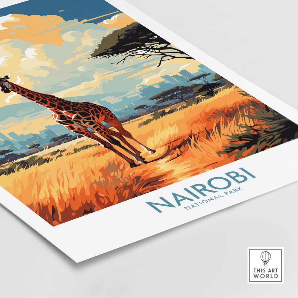 Nairobi National Park Poster