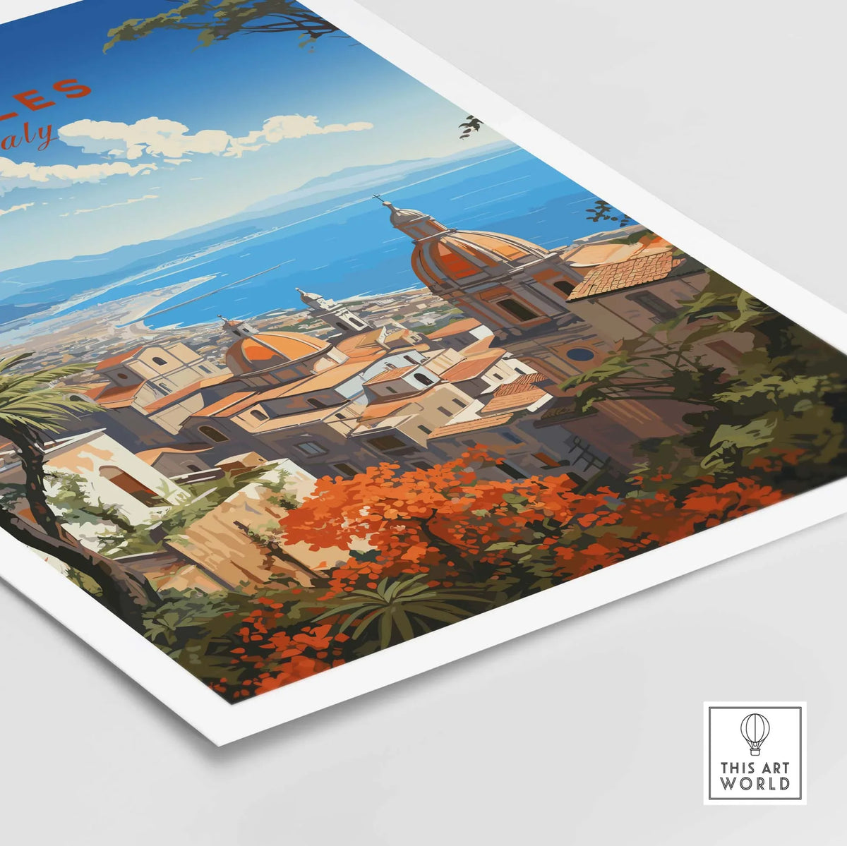 Naples Italy Art Print