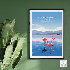 Ngorongoro Poster Tanzania