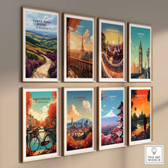 North York Moors Art Print among other city art prints, showcasing beautiful landscapes and vibrant colors.