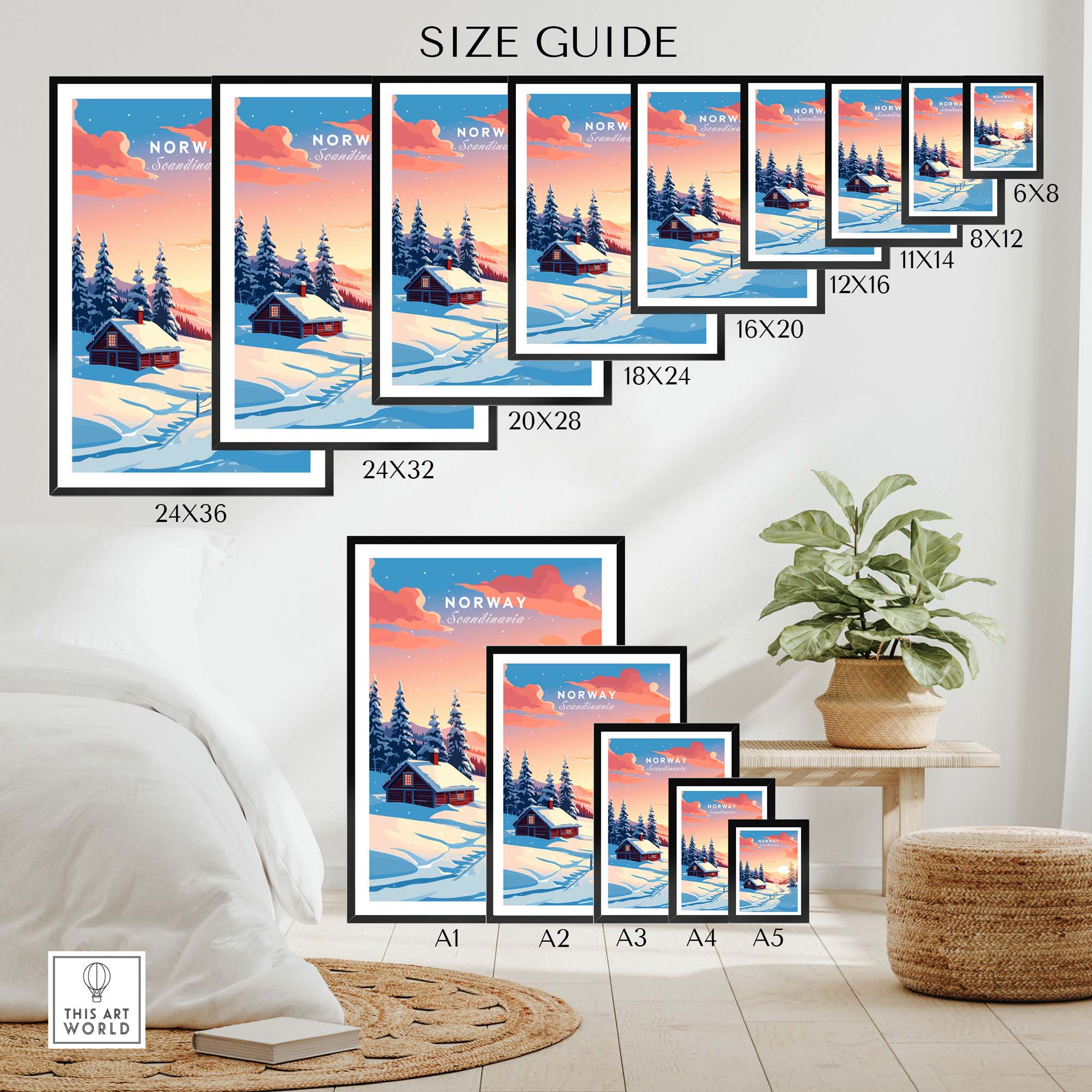 Norway Art Print