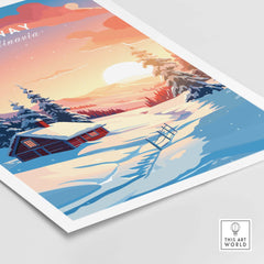 Norway Art Print