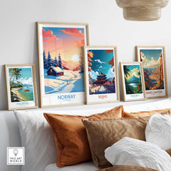 Norway Poster Print