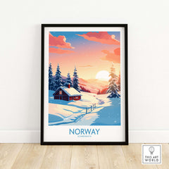 Norway Poster Print