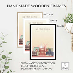 Nottingham Skyline Print
