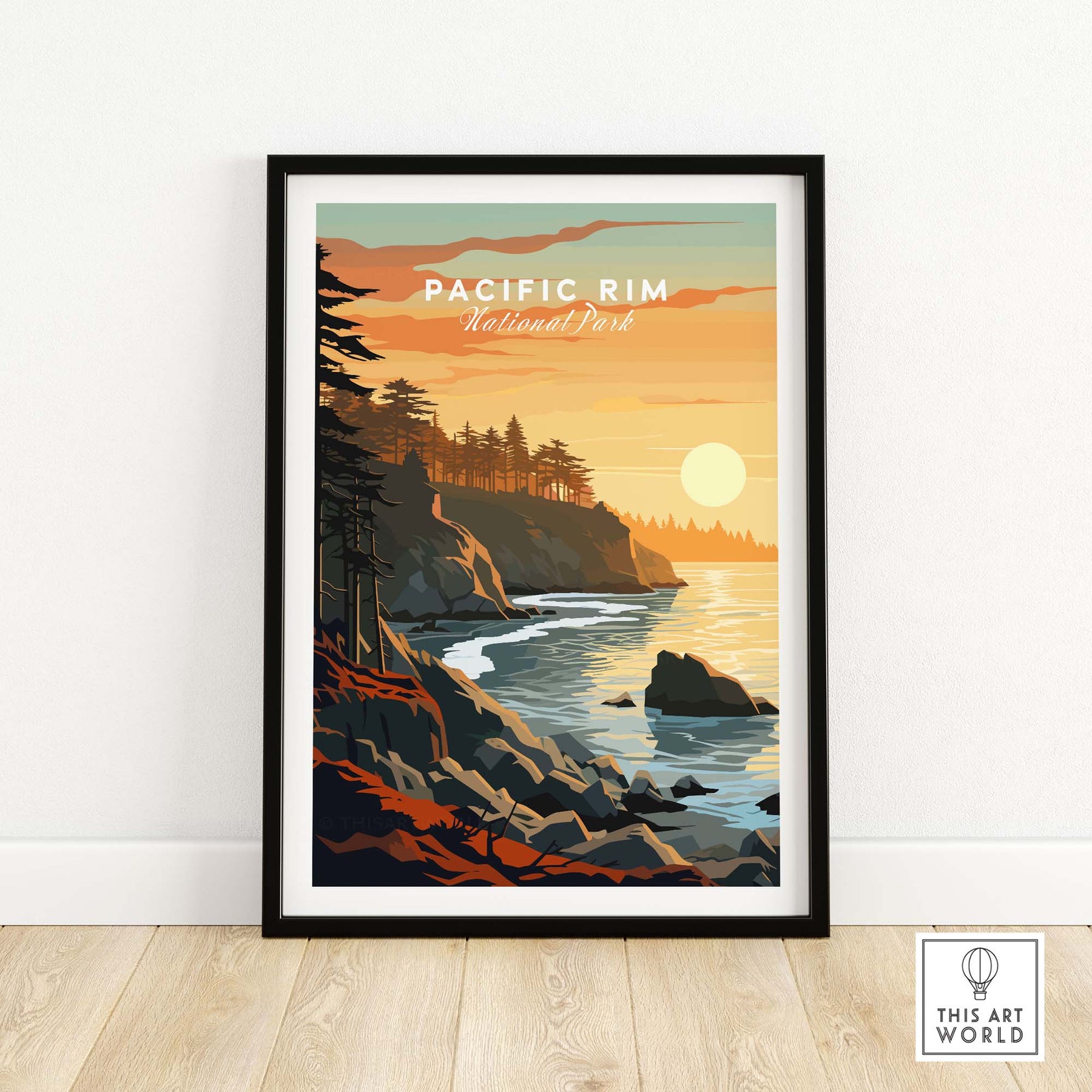 Stunning Pacific Rim Poster - Capture Nature's Beauty – This Art World