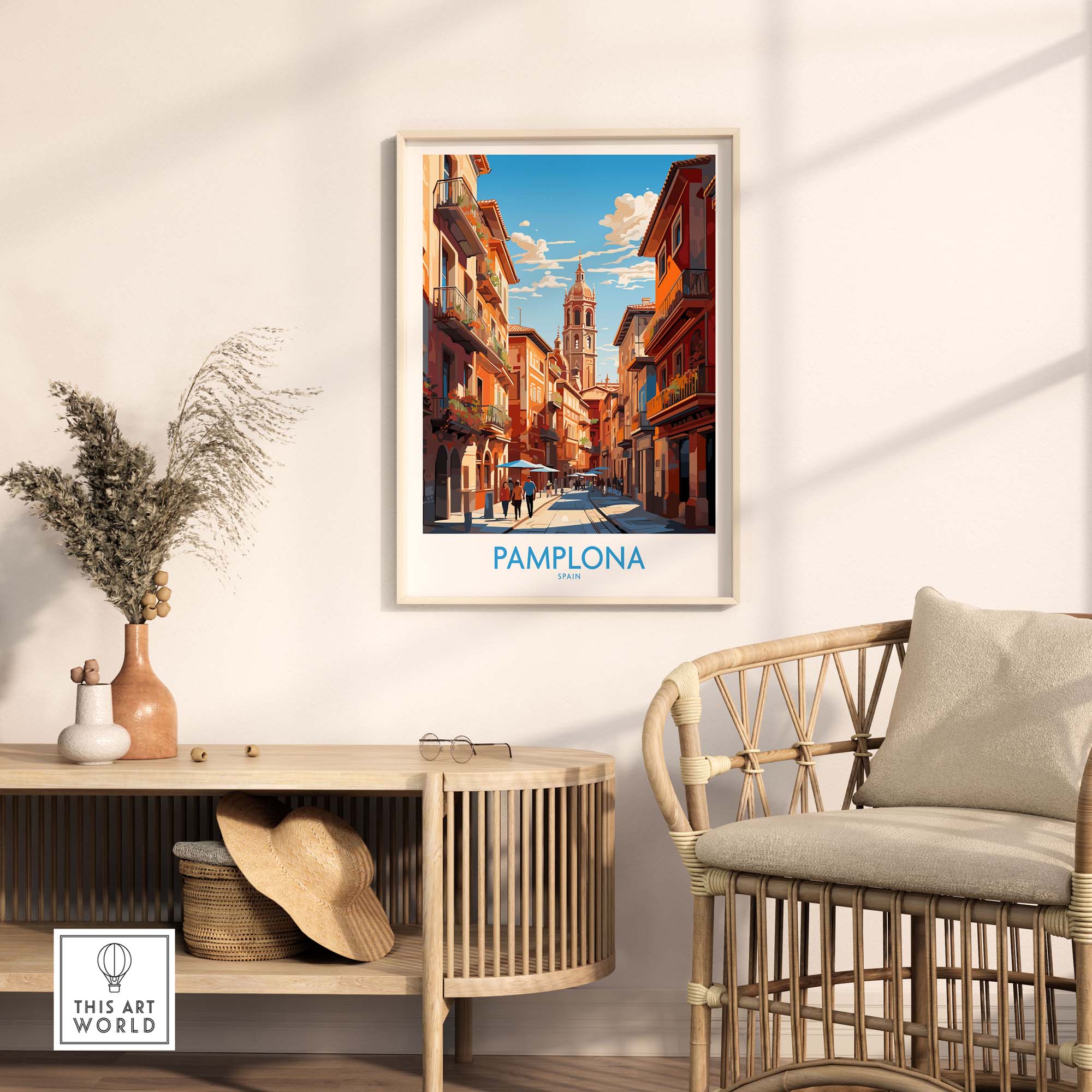 Pamplona Wall Art Print
