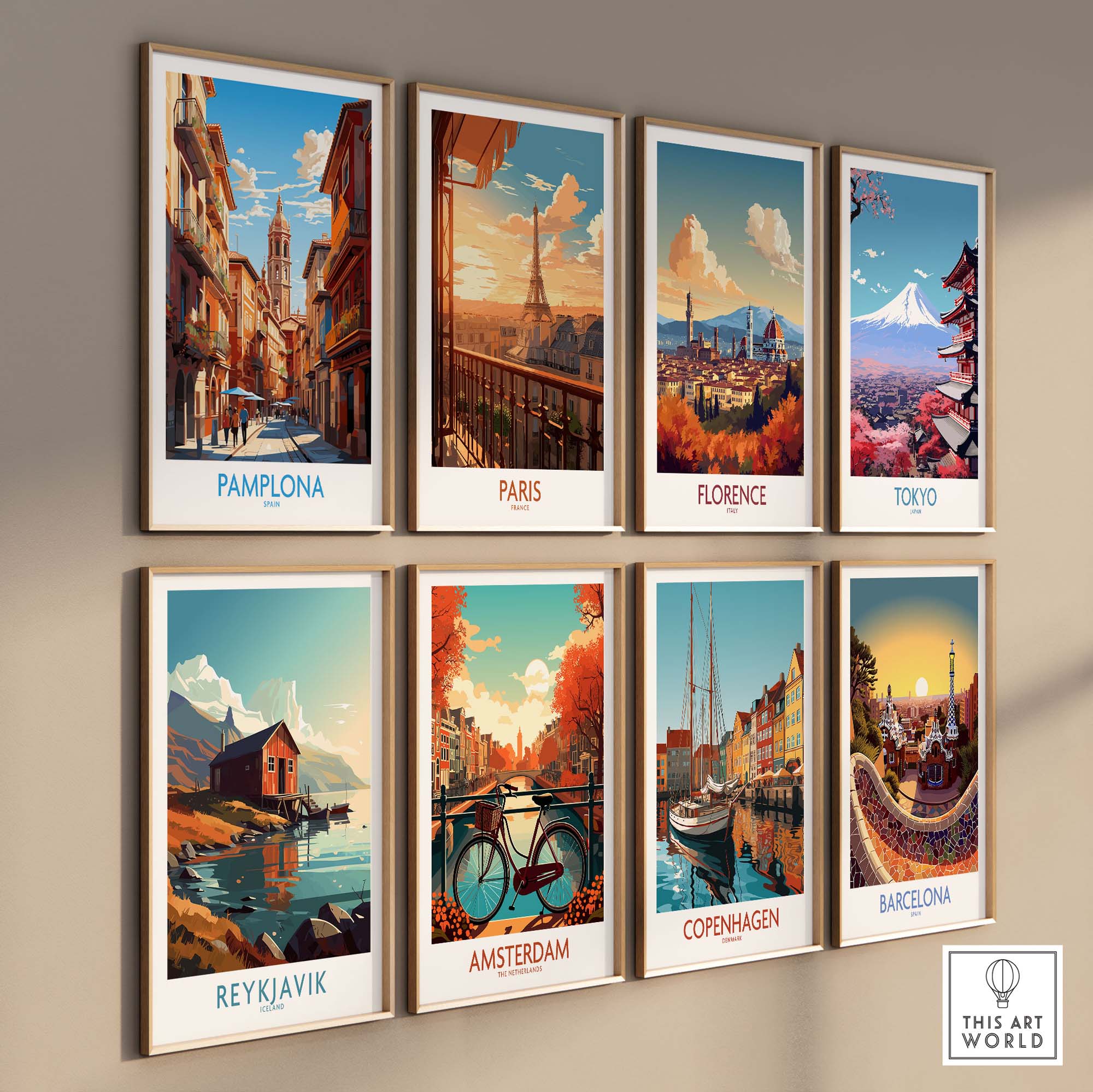 Pamplona Wall Art Print