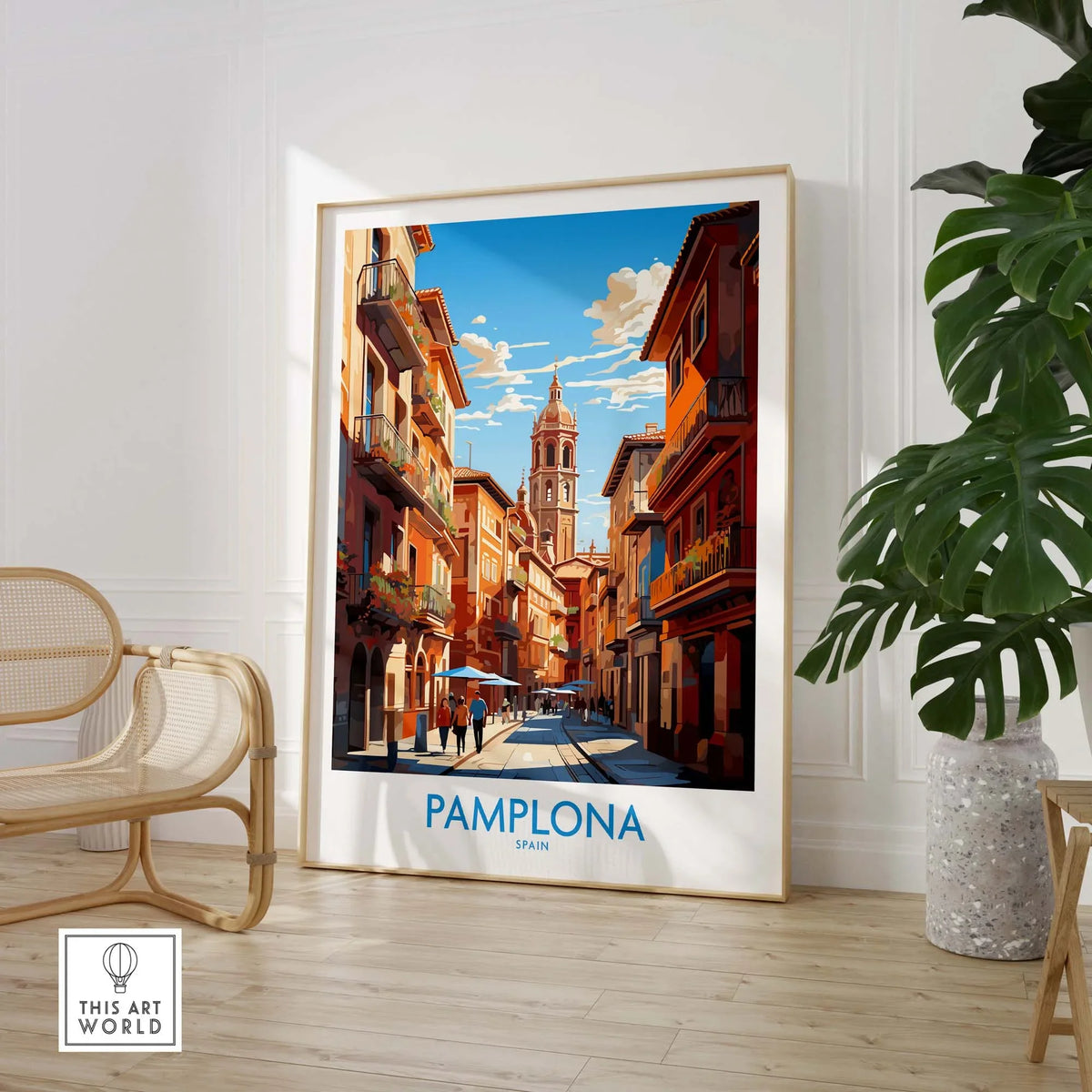 Pamplona Wall Art Print