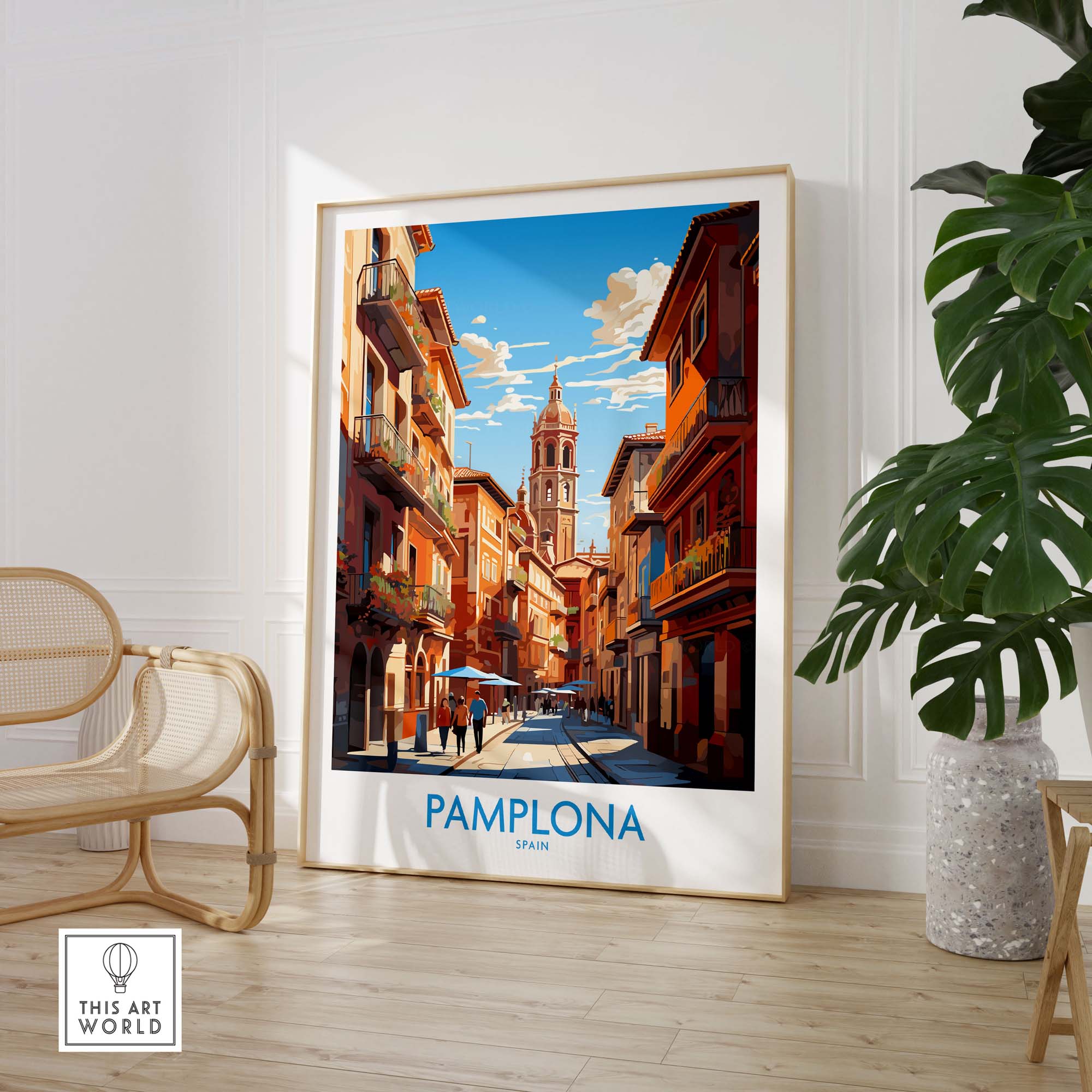 Pamplona Wall Art Print
