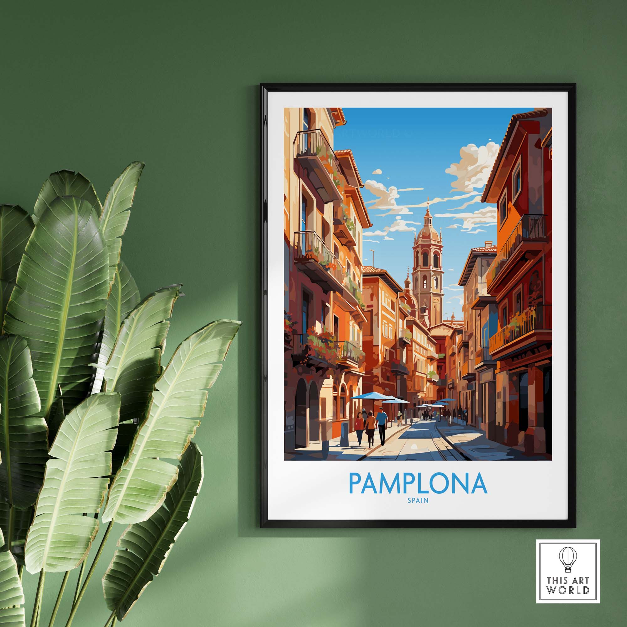 Pamplona Wall Art Print